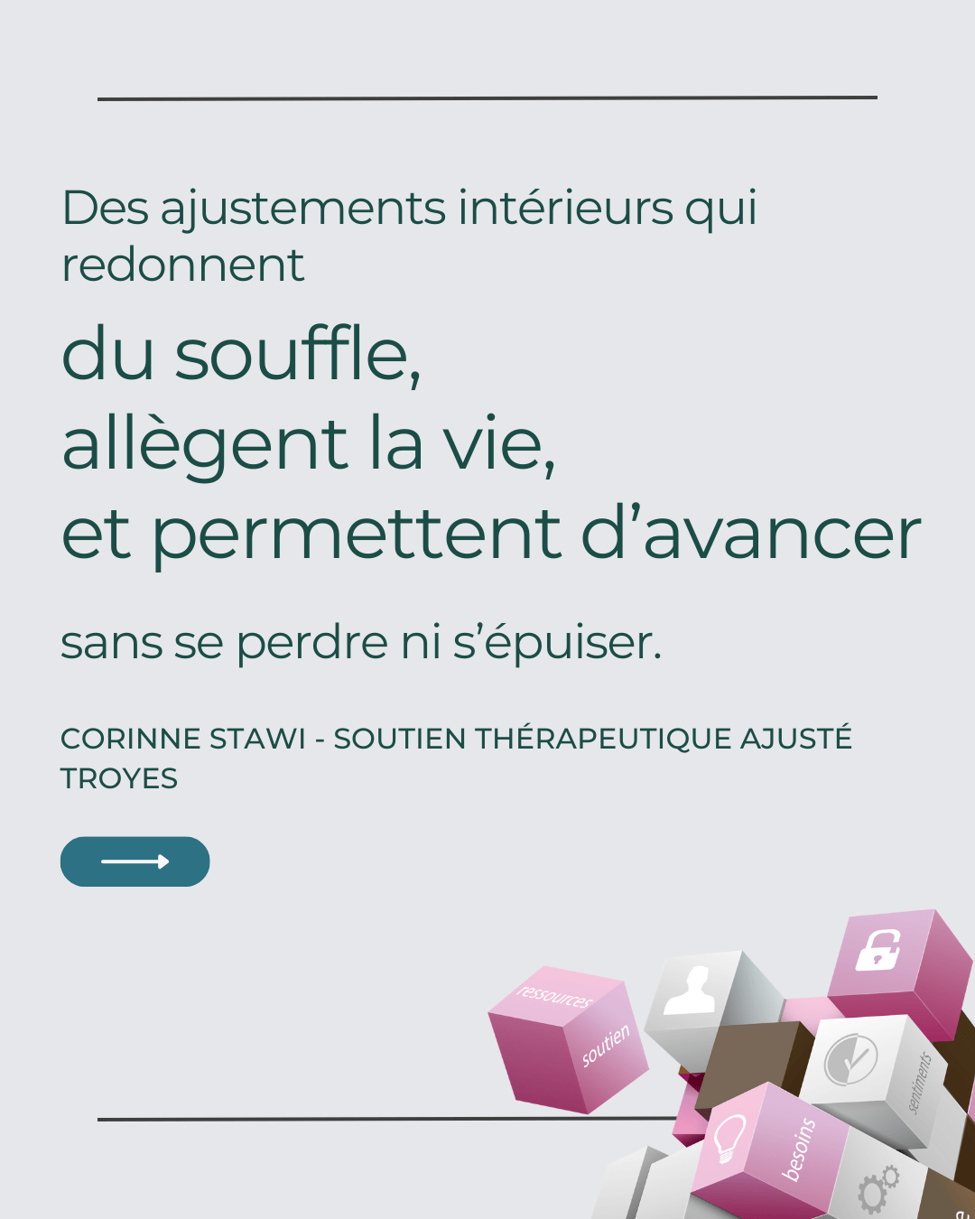 Des ajustements intérieurs qui redonnent du souffle, allègent la vie et permettent d’avancer sans s’épuiser – Corinne Stawi, soutien thérapeutique à Troyes
