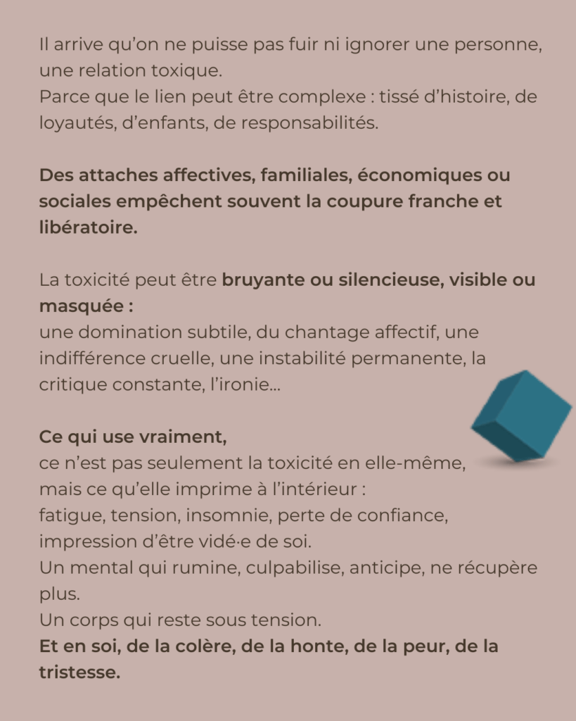 Quand le lien empoisonne